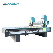 double spindle cnc metal engraving router machine